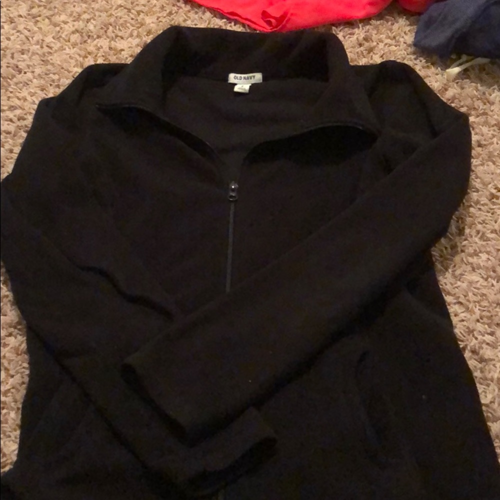 Black fleece Old Navy jacket